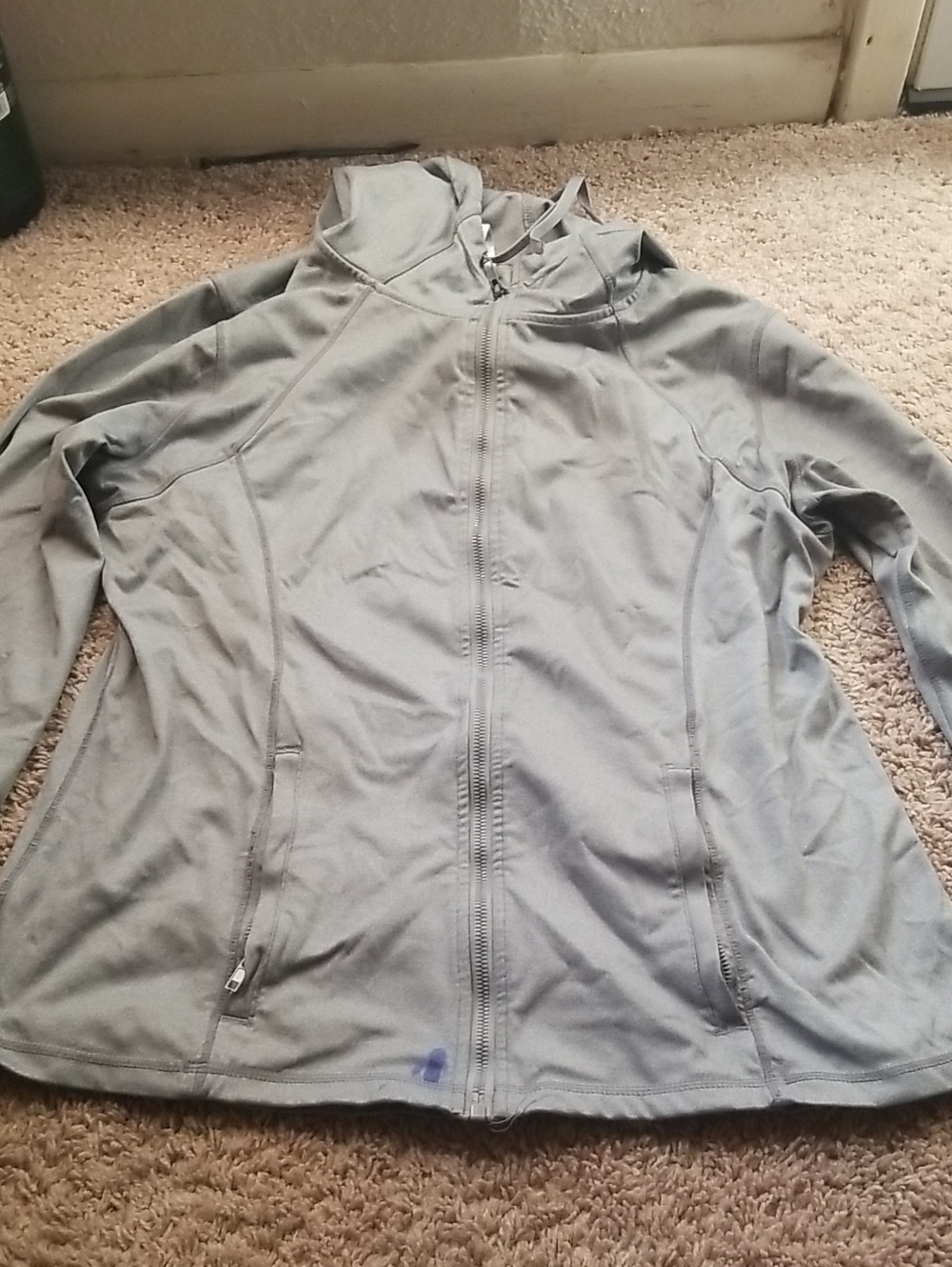 Women's Lightweight Gray Utility Zip Jacket